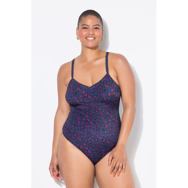 Maillot de bain à coques souples bleu foncé <span itemprop=