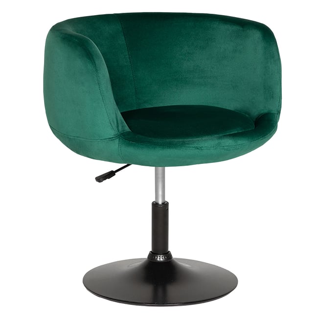 Tabouret de bar en velours, NOLAN - HAPPY GARDEN