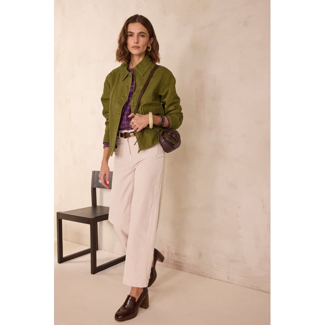 Pantalon large en velours côtelé MAE - Maison 123