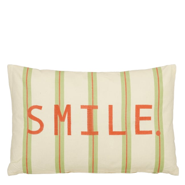Coussin décoratif vert <span itemprop=