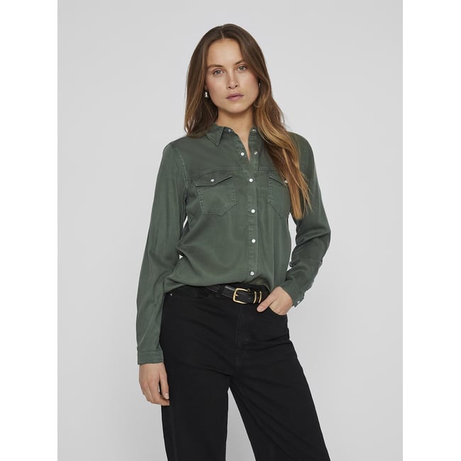 Chemise cintrée, manches longues  - VILA