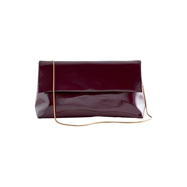 Pochette souple oversize prune <span itemprop=