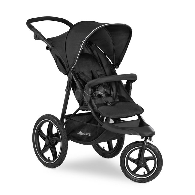 Runner 2 Stroller, black, HAUCK