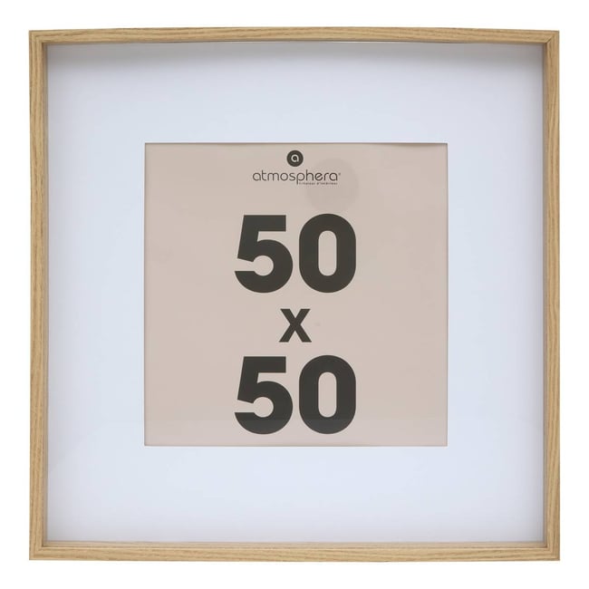 Cadre-photo carré AXEL Couleur beige <span itemprop=