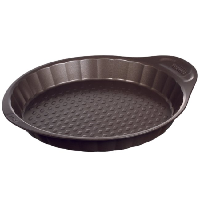 Moule à tarte en métal Ø30 cm avec prise en main facile - PYREX