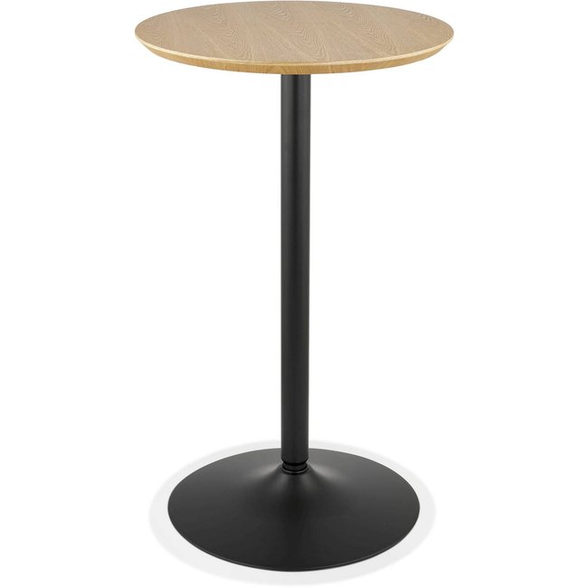 Table haute bois, ronde, Ace - KOKOON DESIGN