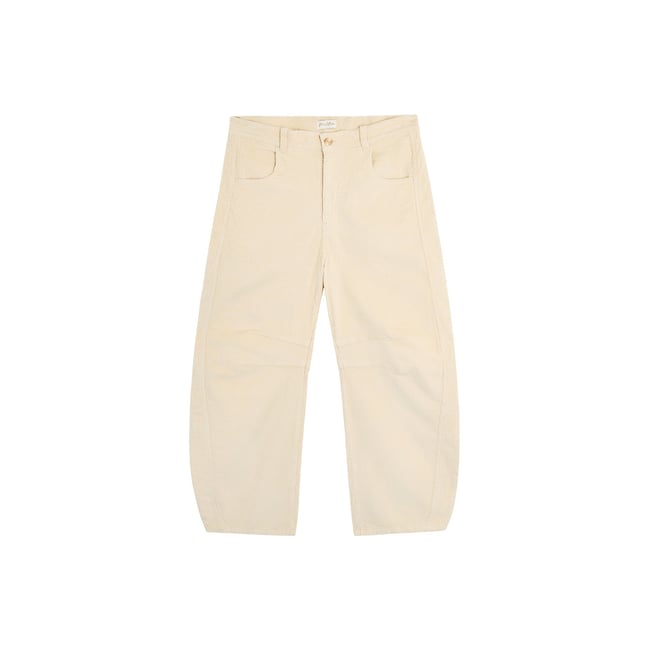 PANTALON BALOON VELOURS CREAM crème <span itemprop=