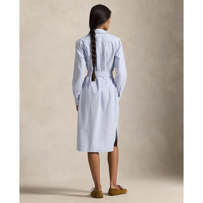 ワンピース French Sleeve Polo Long Dress stripe French Sleeve Polo Long Dress stripe M ワンピース French Sleeve