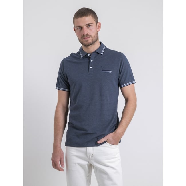 Polo Manches Courtes Pur Coton Pigustave v002232 <span itemprop=