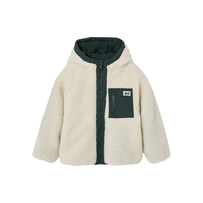 Blouson réversible à capuche - VERTBAUDET