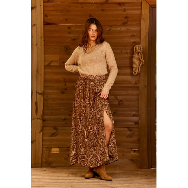 JUPE imprimé cachemire JELLY 16-boho <span itemprop=
