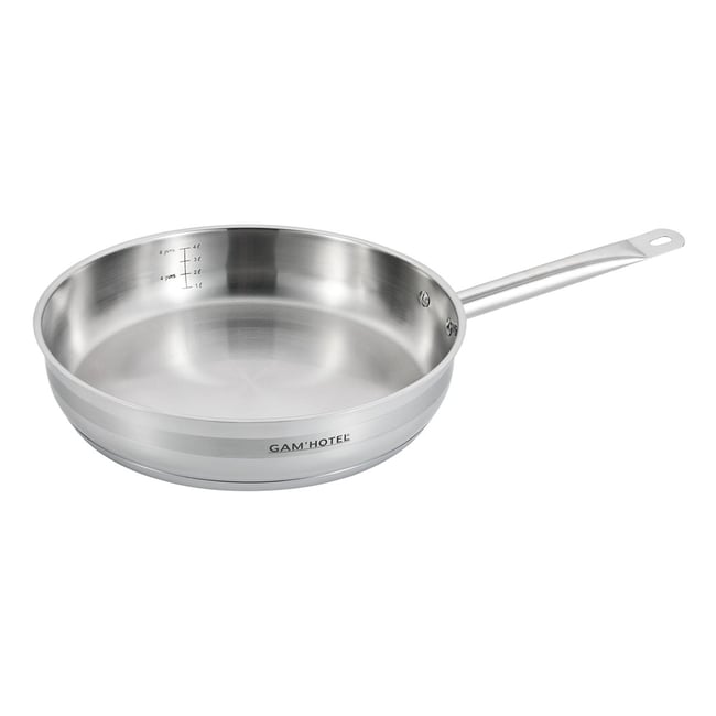 Poêle inox 32x6,5cm induction - GAM HOTEL
