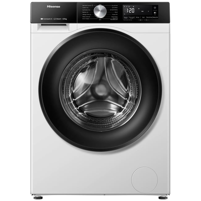 Lave linge séchant hublot WD3S8043BW3 PureJetWash - HISENSE