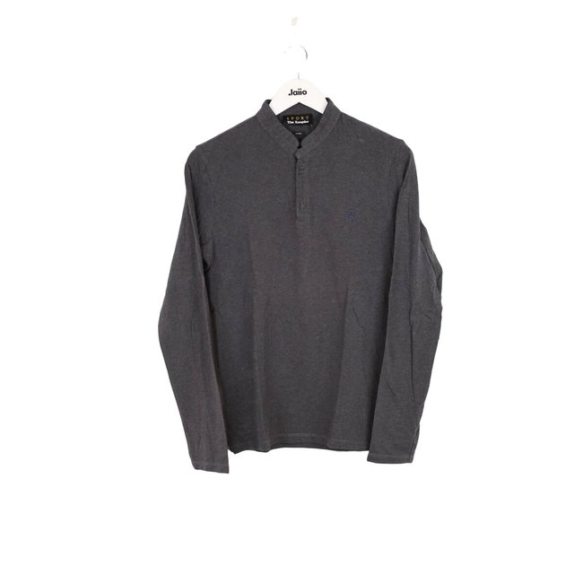 Polo en coton - Très Bon État gris <span itemprop=