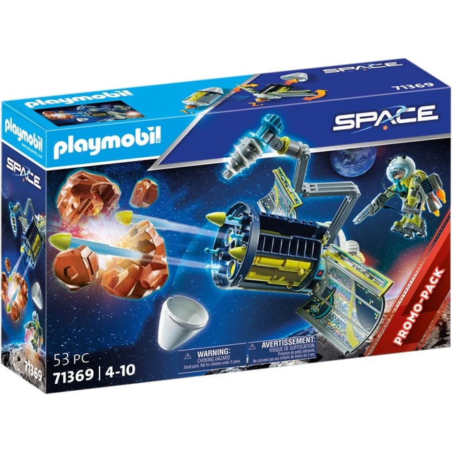 Space Spationaute et satellite v019845 <span itemprop=