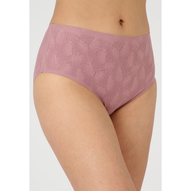 Culotte midi effet dentelle violet mauve <span itemprop=