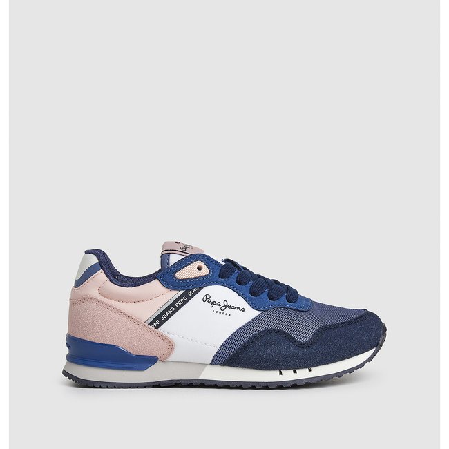 Кеды London Classic синий/ розовый PEPE JEANS