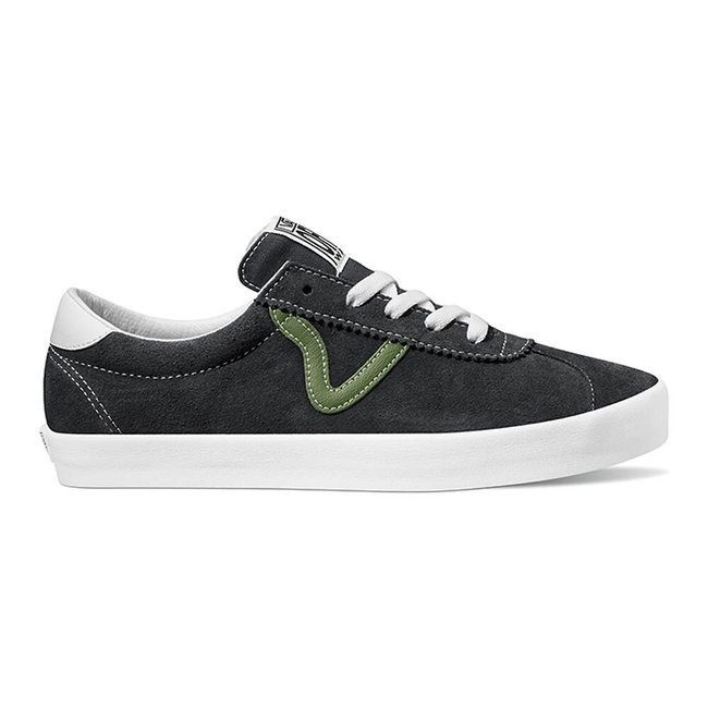 Ledersneakers Sport Low dunkelgrau <span itemprop=