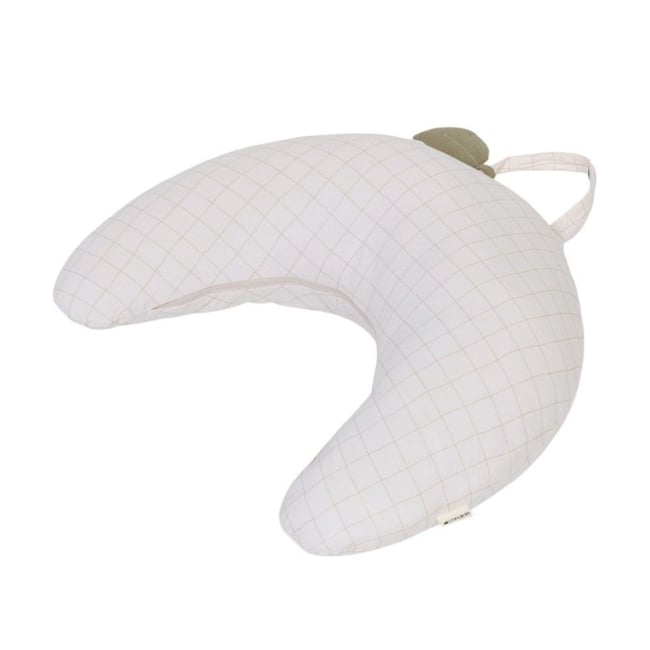 Coussin de maternité et d'allaitement blanc <span itemprop=