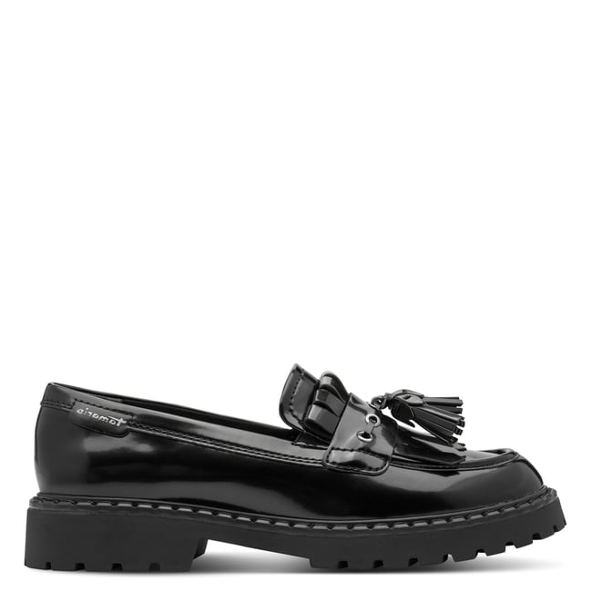 Slipper à talon noir <span itemprop=