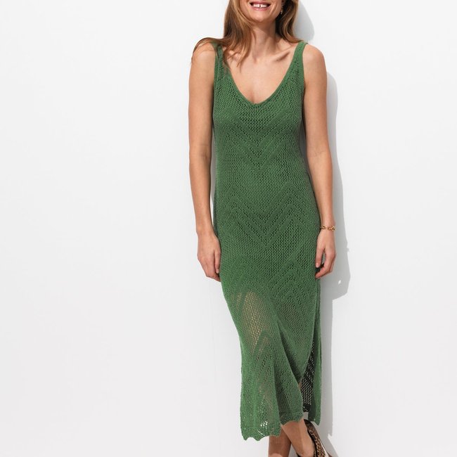 Robe longue en maille filet - PROMOD