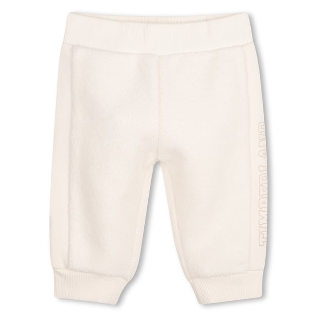 Pantalon de jogging ivoire <span itemprop=