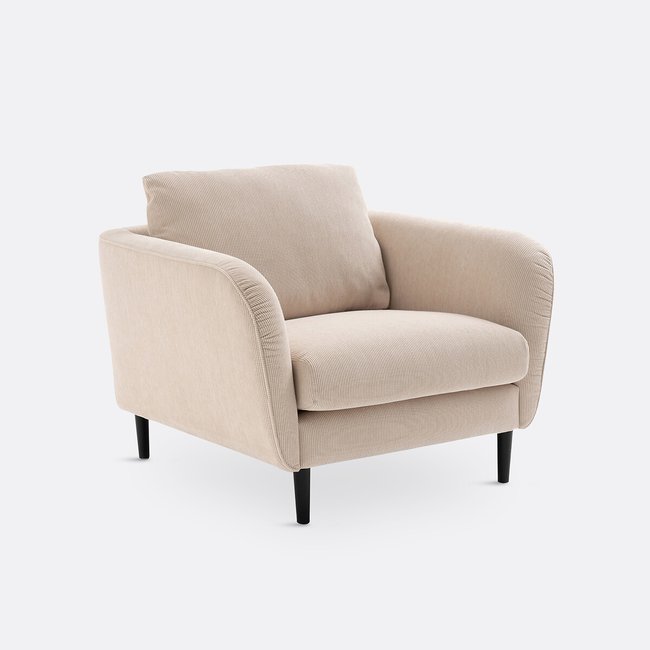 Fauteuil velours côtelé, Amy - LA REDOUTE INTERIEURS