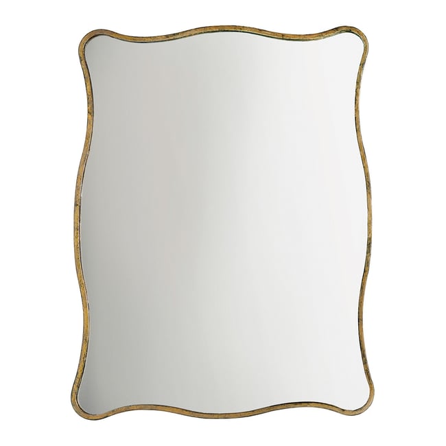 Miroir en fer Couleur doré <span itemprop=