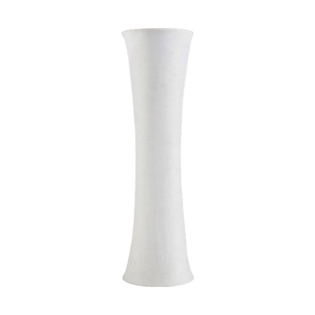 Lampadaire en textile moderne, Liana Couleur blanc <span itemprop=