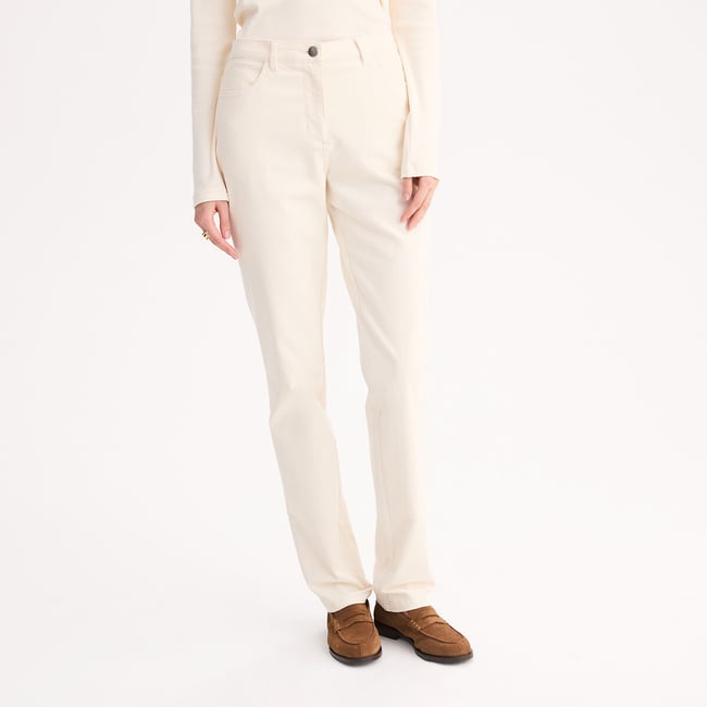 Broek in stretch fluweel - ANNE WEYBURN