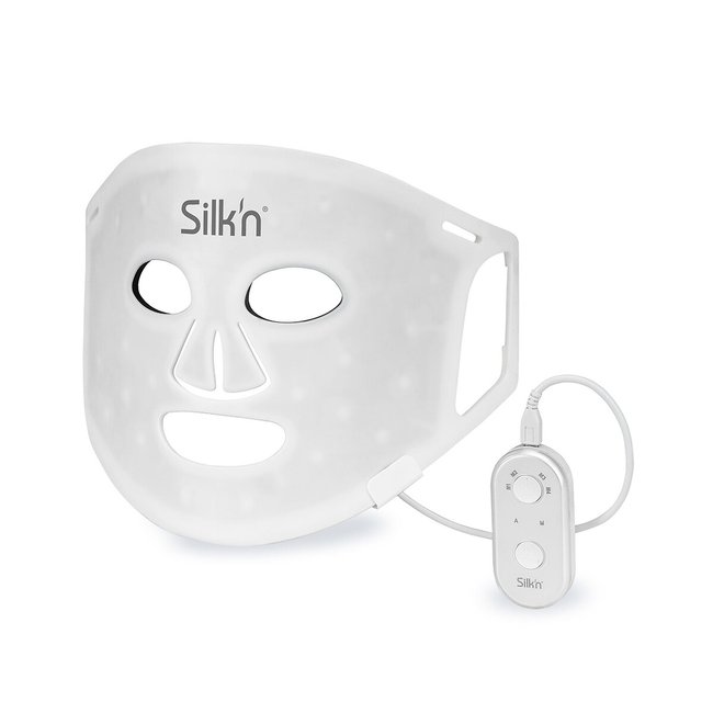 Máscara de cuidado antienvelhecimento e anti-imperfeições LED mask branco <span itemprop=