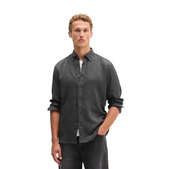 Chemise coupe classique en coton biologique et TENCEL™ Lyocell - MARC O'POLO