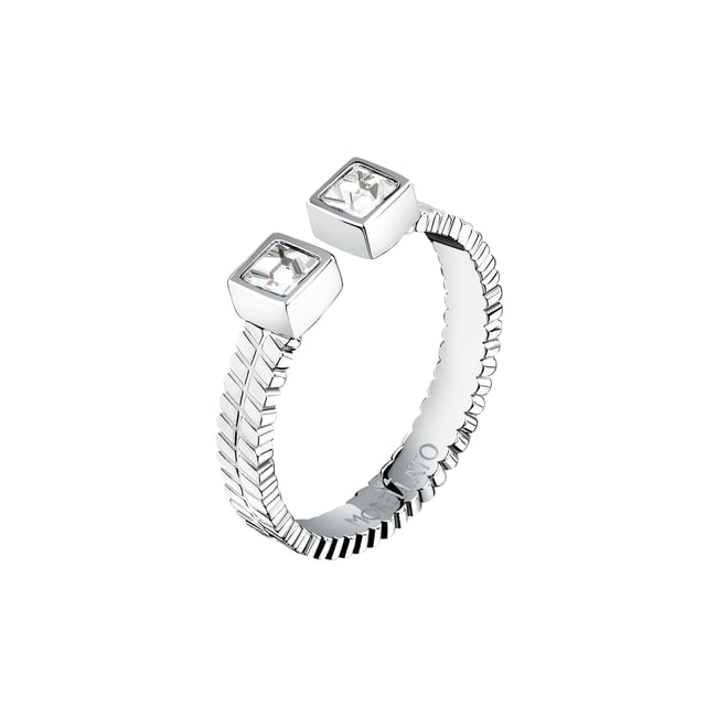 Bague GIOIA acier inoxydable <span itemprop=