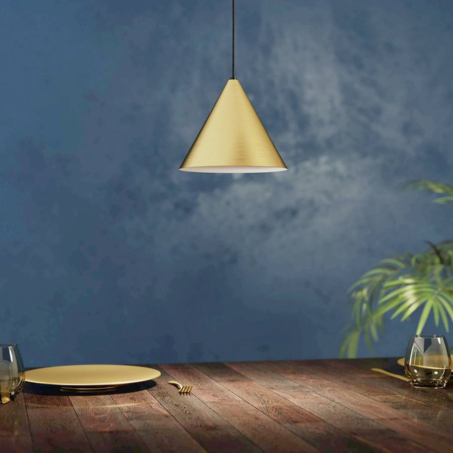 Candeeiro de teto Narices, EGLO preto/dourado <span itemprop=