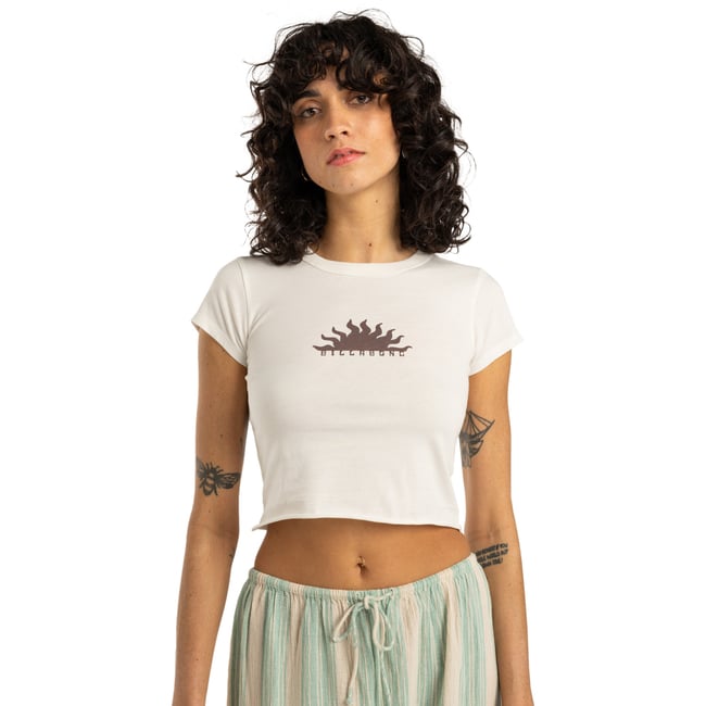 T-shirt à manches courtes SWEET MOMENT blanc salt crystal <span itemprop=