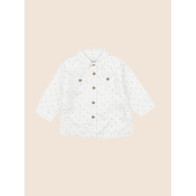 Chemise - Très bon état gris <span itemprop=