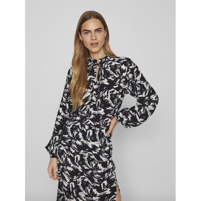 À motif Blouse à manches longues black beauty <span itemprop=