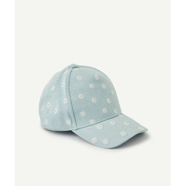 Casquette denim denim bleu <span itemprop=
