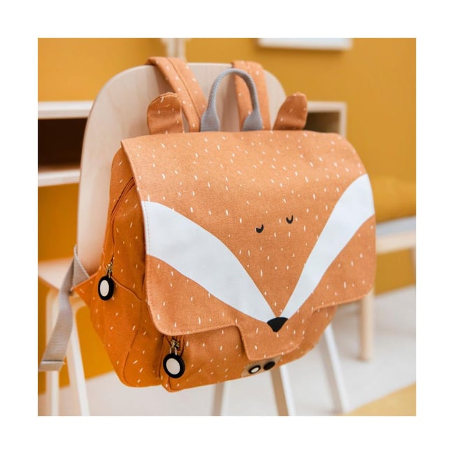 Cartable A4 maternelle MR. FOX orange <span itemprop=