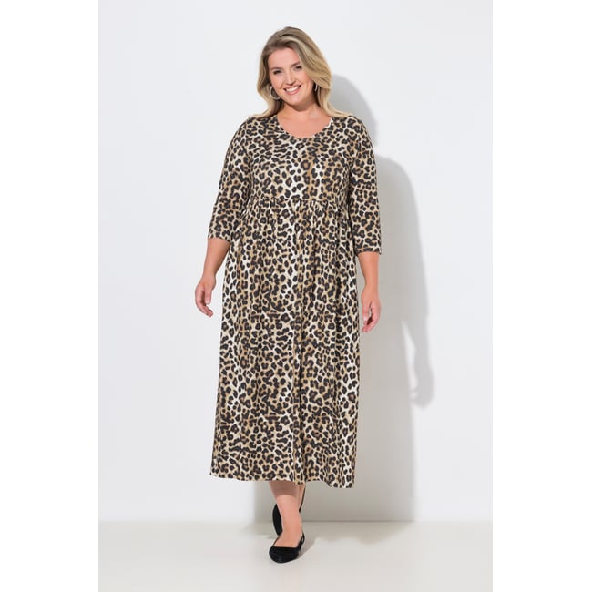 Robe maxi en jersey noir <span itemprop=