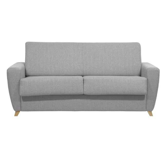 Canapé scandinave convertible avec matelas 18 cm GRAHAM - MILIBOO
