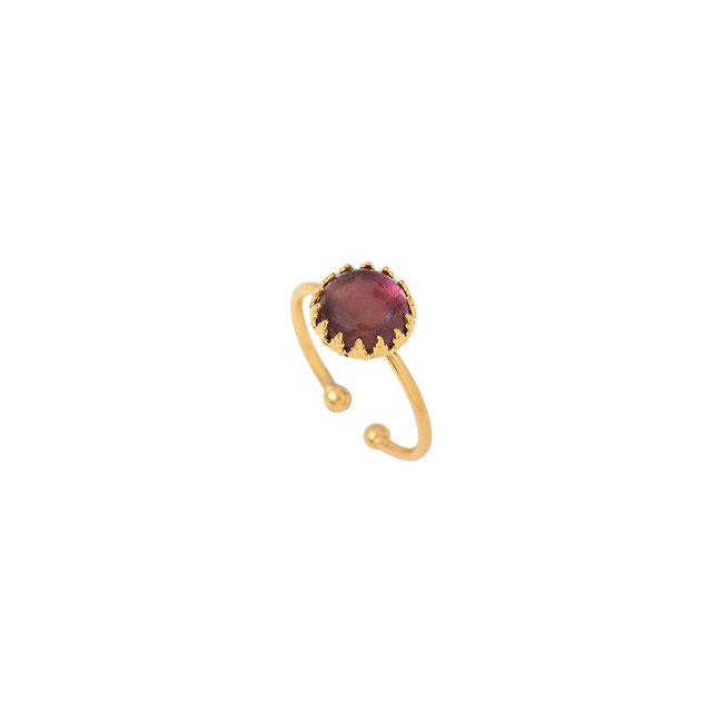 Bague cordelia amethyste violet <span itemprop=