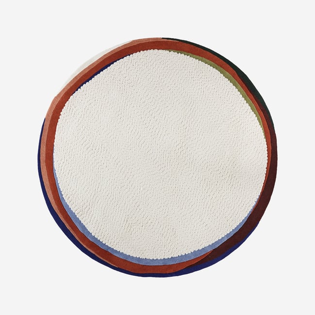 Tapis de salon coton CONSTANT Couleur beige <span itemprop=