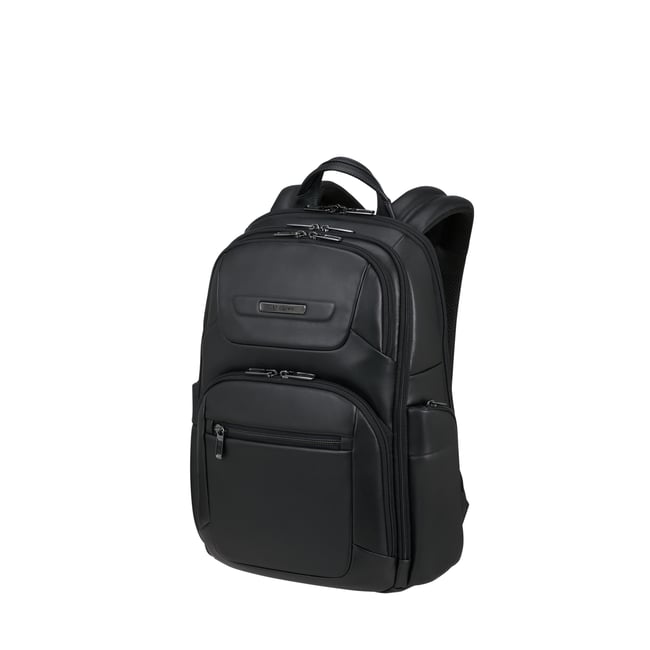 Pro-dlx leather sac à dos ordinateur black <span itemprop=