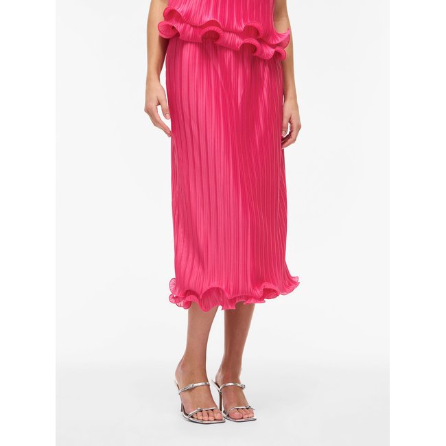 Jupe Mi-Longue rose - jazzy <span itemprop=