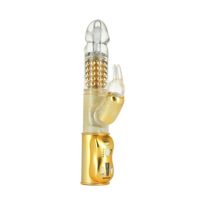 Orgasmic Gold Rabbit Vibrator, gold-coloured, DORCEL