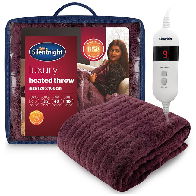 Luxury Heated Throw - SILENTNIGHT