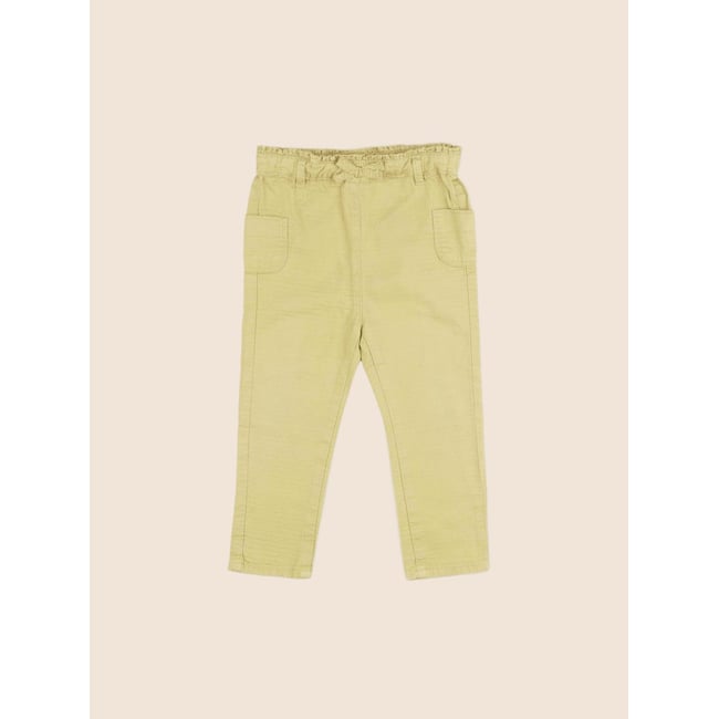 Pantalon - Très bon état jaune <span itemprop=