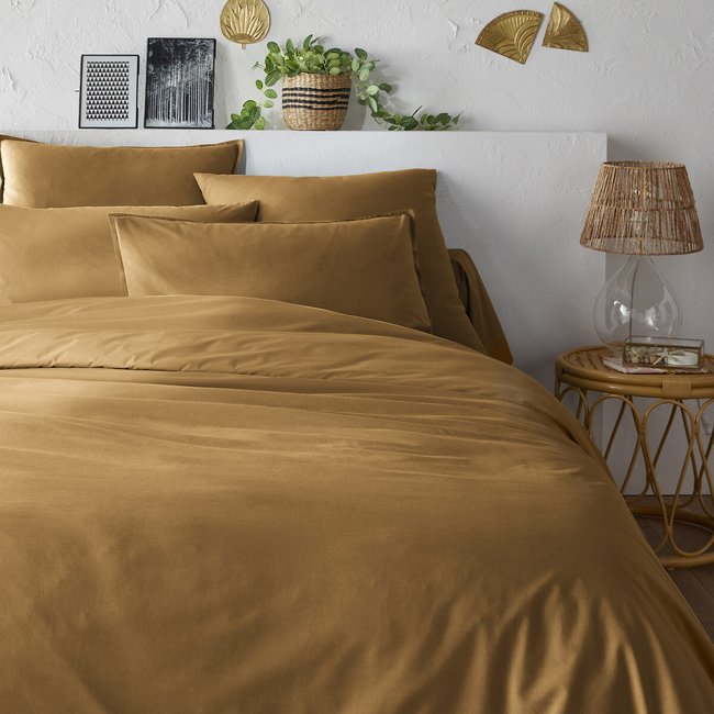 Housse de couette unie percale coton bio Scenario - LA REDOUTE INTERIEURS