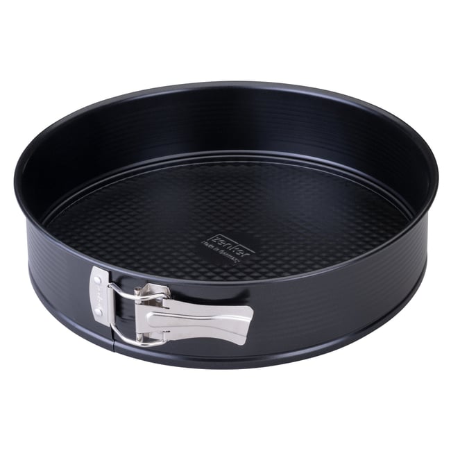 Moule à manqué à charnière 28 cm PERFECTBACK+ noir <span itemprop=